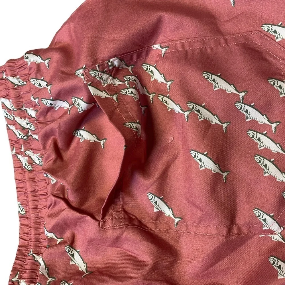 NEW - Men’s Loose Quick Dry Lightweight Beach Short Trunks with Drawstring XL